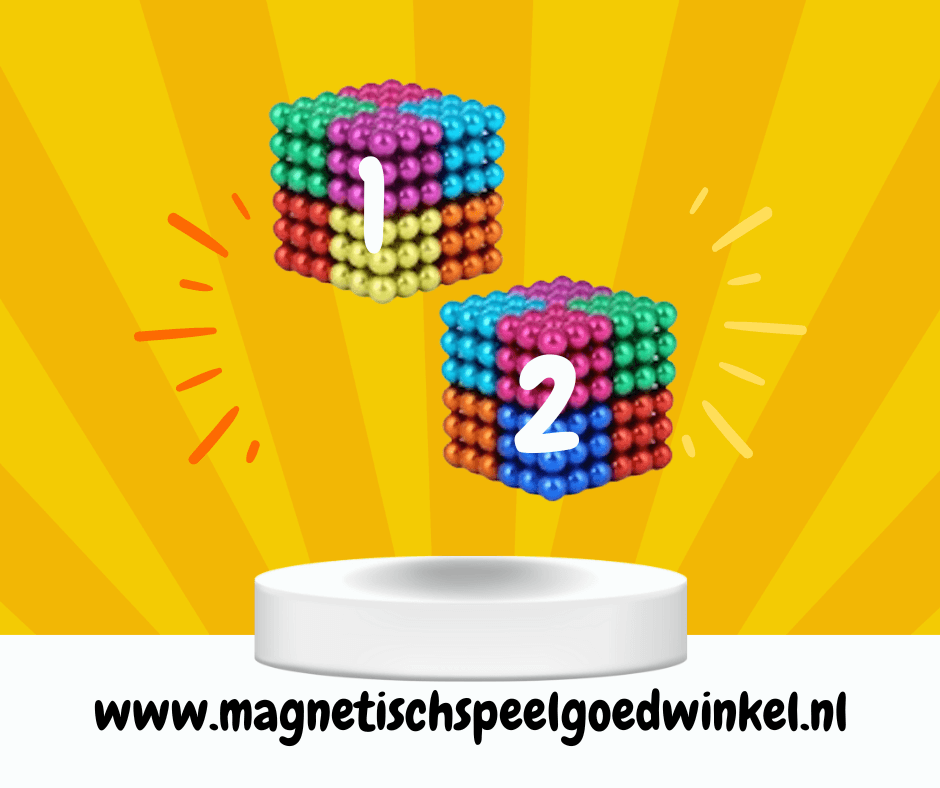 Magneet balletjes (Mix 8 Kleuren) - Magnetischspeelgoedwinkel.nl
