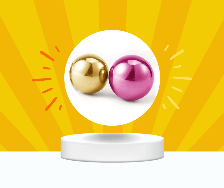 Magneet balletjes (Regenboog) - Magnetischspeelgoedwinkel.nl