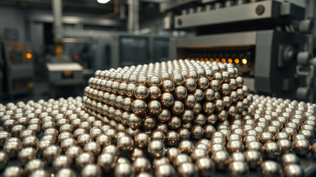 Productieproces van neodymium magneet balletjes in fabriek