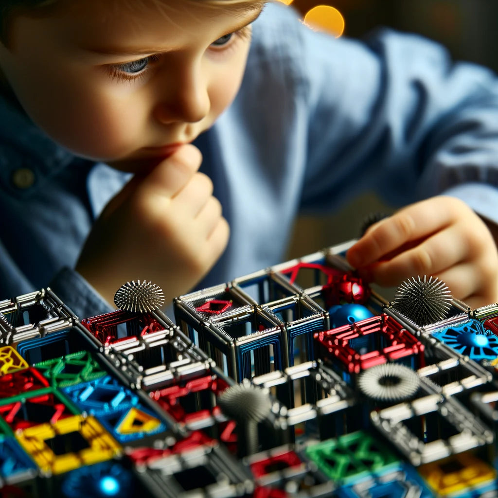 Het bevorderen van ruimtelijk inzicht en geometrische vaardigheden met magnetisch speelgoed