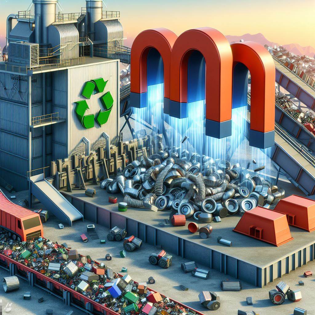 Innovatieve toepassingen van magnetische scheiding in de recyclingsector