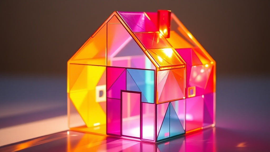 Magna Tiles magnetische tegels lichtbreking