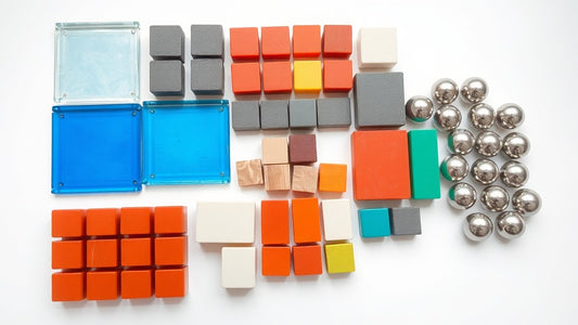Verschillende soorten magnetisch speelgoed