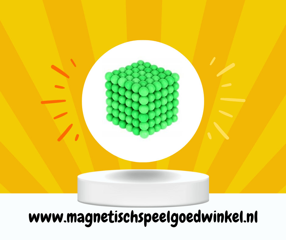 Magneet balletjes glow in the dark 216 stuks extra