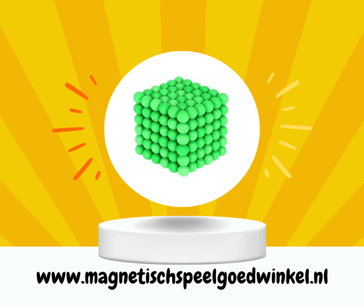 Magneet balletjes (Glow in the Dark) - Magnetischspeelgoedwinkel.nl
