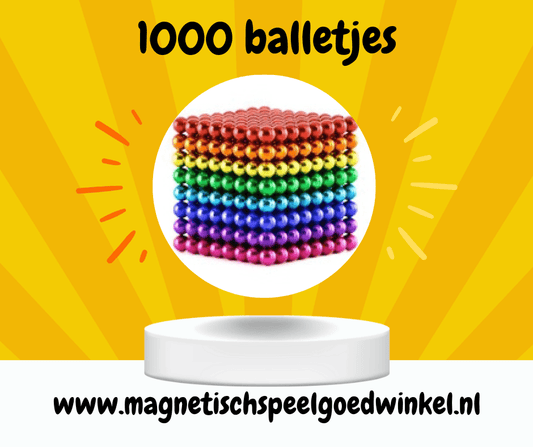 Magneet balletjes (Groot Verpakking) - Magnetischspeelgoedwinkel.nl