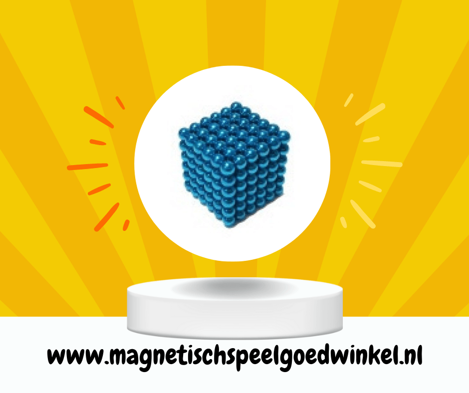 Magneet balletjes (Licht Blauw) - Magnetischspeelgoedwinkel.nl