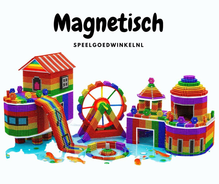 Magneet balletjes (wit) - Magnetischspeelgoedwinkel.nl